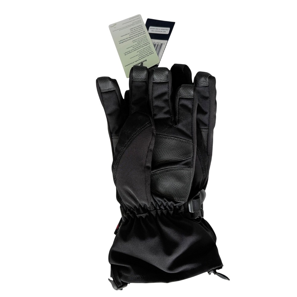 Head Winter Gloves Men Small Black New Sorona Insulated Ski Snowboard Sport - Picture 3 of 7